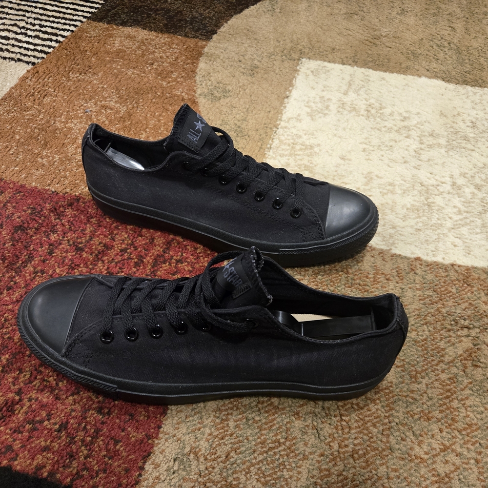 Converse All Star Black Canvas Sneakers - Picture 6 of 11